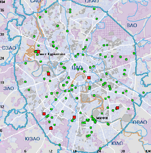 Карта москвича данные